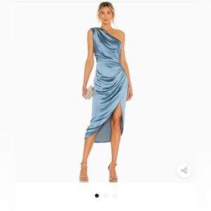 NWT Luxedress silky one shoulder dress
